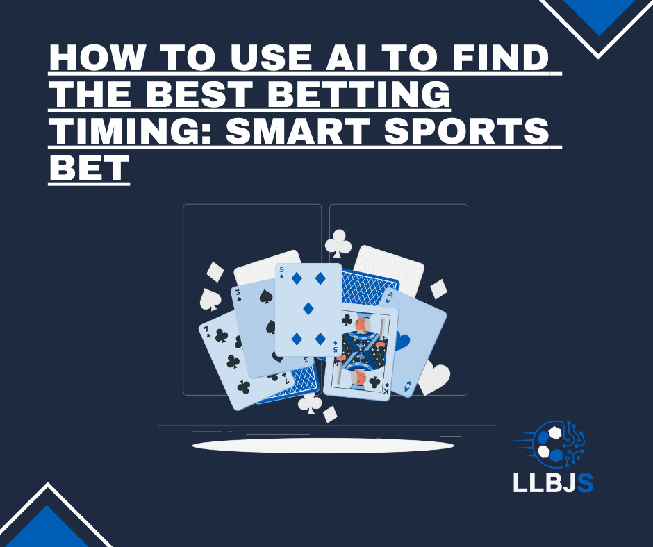 a person using AI technology to time a sports bet