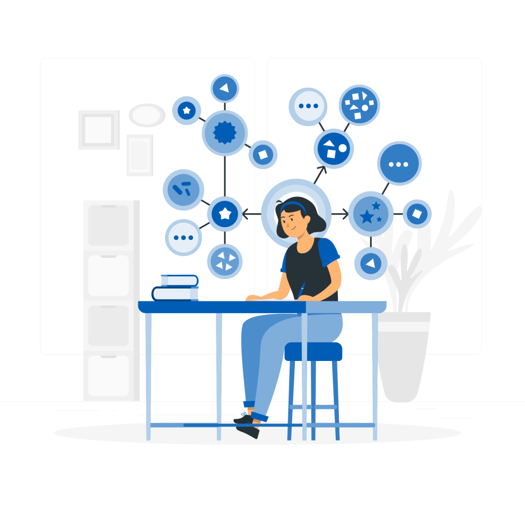 AI analyzing the behavior of a crowd in a stadium or market