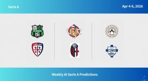 Serie A Match Predictions Apr 4-6, 2026